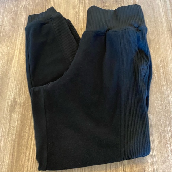 Champion Super soft touch fleece rib knit jogger wide waist band Sz Small - Picture 2 of 3